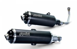 MARMITTE POLINI BLACK COLLECTION PIAGGIO MP3 500 HONDA SH 125/150