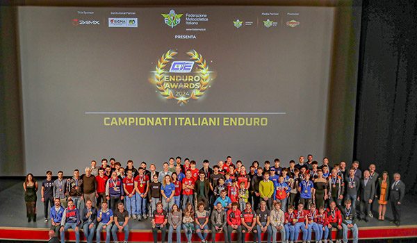 PREMIATI TUTTI I CAMPIONI ITALIANI ENDURO AL TEATRO ARISTON DI SANREMO
