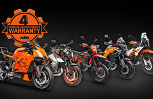 KTM ESTENDE LA GARANZIA PREMIUM DEL COSTRUTTORE DI QUATTRO ANNI A TUTTI I MODELLI STRADALI