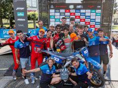 BOANO COSTA LIGURE TM MOTO YOUTH TEAM BOANO RACE PARTES CON SCARDINA TABELLA ROSSA E GIORDANO CHE SFIORA LA TOP. ASSENTI BOANO E BERGER DEBUTTO MONDIALE NELLA OPEN PER JEREMY BOANO