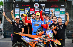 ROMAIN DAGNA E IL TEAM KTM PRO RACING DI ALEX BELOMETTI CONSERVANO LA LEADERSHIP NEL MONDIALE ENDURO ENDURO JUNIOR2 CON STREPITOSA PRIMA VITTORIA MONDIALE PER CAGNONI E PODIO PER ALLEMAND NEL GP DI FRANCIA