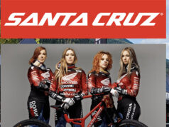 TIZIANA FINOCCHIO CAMPIONESSA REGIONALE A BORMIO CON MARTIN A SPINELLO A COMPLETARE UN WEELEKDN POSIZIOVO PER IL TEAM HONDA DOWNHILLEHER SANTA CRUZ